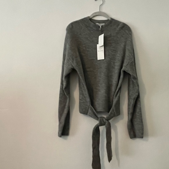 WAYF Milo Tie Sweater - Picture 2 of 8